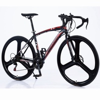 Vélo de route de style Swork à vendre, avec cadre en carbone, vélo de course avec 11 vitesses et design aérodynamique, câbles cachés, 700C, pour adultes