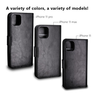 Funda de teléfono móvil con logotipo personalizado, billetera de cuero magnética 2 en 1, cubierta desmontable para <span class=keywords><strong>iPhone</strong></span> 11, 12, <span class=keywords><strong>13</strong></span> Pro Max - Product Image 4