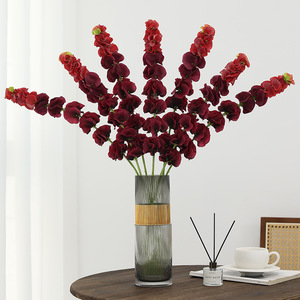 Fleur artificielle en forme de coquille, en plastique vert, pour décoration intérieure, accessoires de mariage, réutilisable, recyclable, haute simulation - Product Image 3