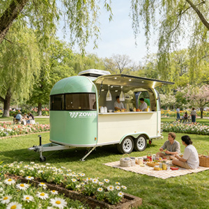 Outdoor food carts, mobile food carts, high-quality food carts suitable for selling fast food. - Product Image 1