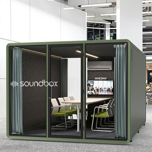 Soundbox extérieur grande cabine insonorisée cour modulaire bureau Pod à vendre cabine <span class=keywords><strong>de</strong></span> réunion <span class=keywords><strong>de</strong></span> réduction du bruit - Product Image 1