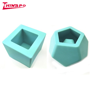Moules en <span class=keywords><strong>silicone</strong></span> pour Pot Succulent, bricolage de haute qualité, 12 pièces, pour vase en béton - Product Image 1
