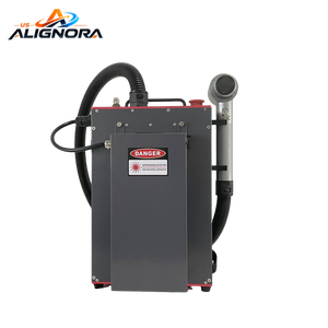 Máquina de limpieza láser de fibra portátil de 200W US Alignora, refrigerada por aire, para la eliminación de óxido de metal. - Product Image 2