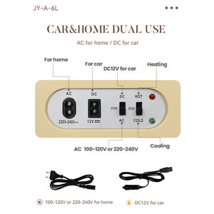 <span class=keywords><strong>Mini</strong></span>-réfrigérateur Pour voiture électrique Compact, Ce, <span class=keywords><strong>frigo</strong></span> électrique, 12V, 24v, 6 l, livraison gratuite - Product Image 5