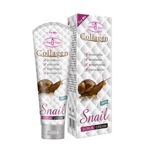 Exfoliante de Caracol limpieza de todo el cuerpo exfoliante reducción de poros hidratante y abrillantador al por mayor exfoliante de caracol - Product Image 1