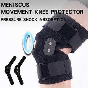 Rodillera deportiva <span class=keywords><strong>para</strong></span> proteger el <span class=keywords><strong>menisco</strong></span>, soporte de aleación de aluminio <span class=keywords><strong>para</strong></span> correr, protector de <span class=keywords><strong>rodilla</strong></span> con bisagra de rótula - Product Image 3