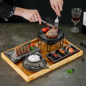 Ensemble <span class=keywords><strong>de</strong></span> pierres chaudes <span class=keywords><strong>pour</strong></span> cuisson sur <span class=keywords><strong>pierre</strong></span>, kit <span class=keywords><strong>de</strong></span> grillades intérieur <span class=keywords><strong>pour</strong></span> <span class=keywords><strong>barbecue</strong></span> et grillades <span class=keywords><strong>de</strong></span> steaks - Product Image 2
