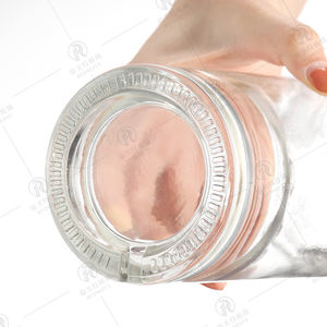 Personnalisé 200ml 375ml 500ml 750ml 1000ml Bouteille transparente ronde vide silex verre liqueur vin whisky <span class=keywords><strong>vodka</strong></span> tequila avec couvercle en liège - Product Image 4