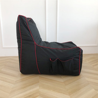 Fauteuil de gaming refroidisseur d'intérieur et d'extérieur, design personnalisé avec repose-pieds, housse pour pouf