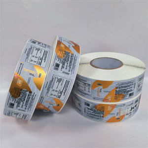 Autocollants adhésifs de bouteille pour complément <span class=keywords><strong>alimentaire</strong></span> sain <span class=keywords><strong>chrome</strong></span> brillant argent étanche rouleau emballage étiquettes étiquette de médecine personnalisée - Product Image 3