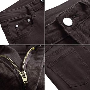 2025 femmes taille haute Flare jean Stretch maigre cloche bas jambe droite effiloché ourlet brut Denim pantalon respirant caractéristique - Product Image 2