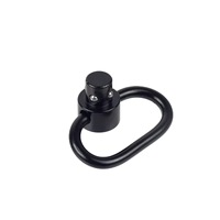 Support de sangle à dégagement rapide tactique 1,25 pouce avec anneau de libération rapide et bouton à pression QD, adaptateur de fixation pivotant pour sangle, accessoires de chasse