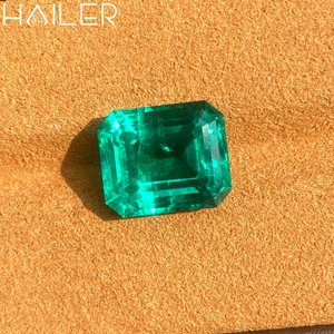 Esmeraldas Colombianas con Corte <span class=keywords><strong>Esmeralda</strong></span>, con Inclusiones, <span class=keywords><strong>Esmeralda</strong></span> Verde Hidrotermal de Laboratorio, Piedra Preciosa al por Mayor - Product Image 4