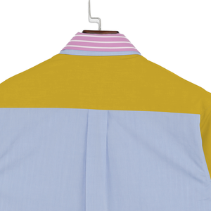 Chất Lượng Cao Tùy Chỉnh Người Đàn Ông Của Giản Dị Dài Tay Áo Sơ Mi 100% Cotton Hỗn Hợp Màu Sắc Chống Nhăn Đồng Bằng Sọc Sọc Thoáng Khí Poplin - Product Image 5