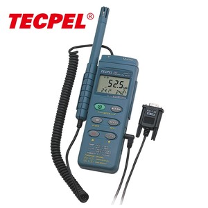 TECPEL DTM-322 <b>Temperature</b> Humidity 16,000 Sets 1-60 Min. Recording Interval 0.1C/0.1%RH Accuracy Plastic USB 1 Year Warranty - Product Image 1