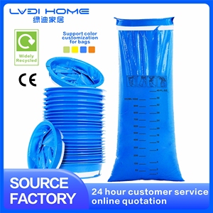 Bolsas para Náuseas LVDI HOME Azules con Marcas de Medición, Reciclables, Termosellables, Color Personalizable, Uso Doméstico - Product Image 1