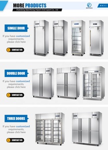 1 vidrio comercial/puerta de acero inoxidable equipo de refrigeración pantalla enfriador refrigerado vitrina refrigerere - Product Image 5