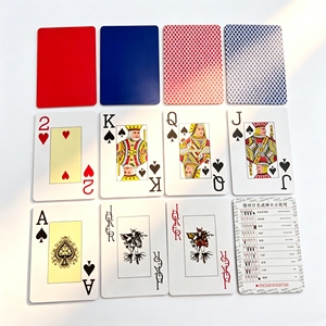 Carte da Poker Personalizzate di Alta Qualità, Impermeabili, in PVC, con Blocchi di Colore e Logo Personalizzato - Product Image 4