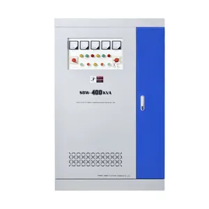 Trifásico LCD grande potência Compensação servo motor 150kw 200kw 250kw AC inteligente automático Regulador do estabilizador de tensão