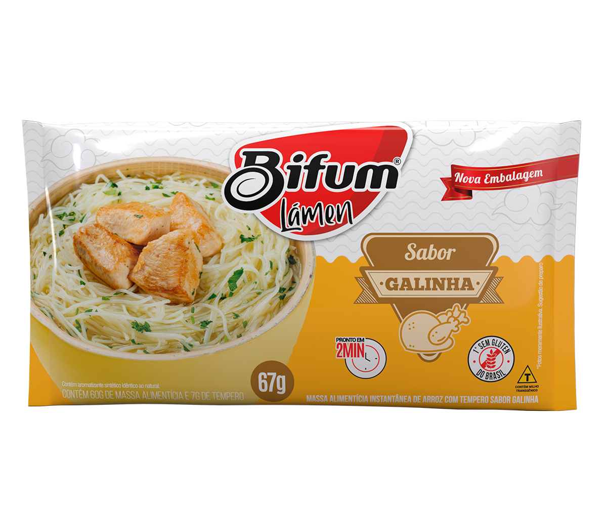 Приправа для курицы Bifum Rice Lamen Vermicelli 67 г сушеной рисовой лапши без глютена, полезное легкое приготовление