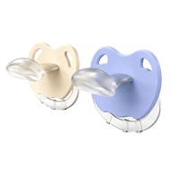 Anneau de dentition en silicone pour bébé, soulage l'inconfort des gencives, doux, sûr et respectueux de l'environnement pour les nourrissons de 0 à 24 mois