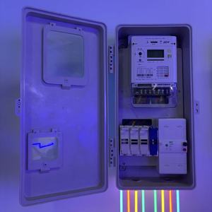 Boîtier de distribution électrique SMC d'usine chinoise, boîtier de <span class=keywords><strong>compteur</strong></span> électrique monophasé en plastique avec <span class=keywords><strong>compteur</strong></span>, <span class=keywords><strong>fusible</strong></span> et disjoncteur - Product Image 3