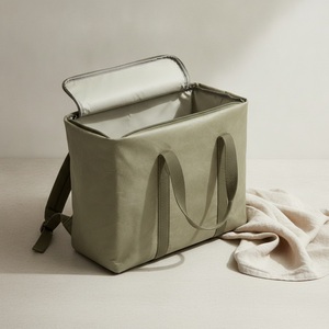 Tyvek <b>Backpack</b> <b>Cooler</b> with TPU Liner Insulated Waterproof Paper Fabric Custom Logo Corporate Picnic Gift - Product Image 4