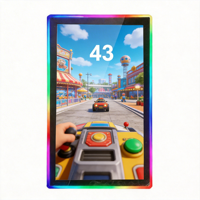 Nuevo Monitor de Pantalla Táctil Vertical de 43 Pulgadas con Luces LED, Máquina de Juegos de Habilidad Arcade, RGB Dinámico de 3m para la Serie de Juegos