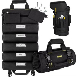 Free sample Multi-Purpose Carrier <b>tool</b> Organizer Bucket Roll up <b>Tool</b> <b>Bag</b> Wrap Roll Storage Case Hanging <b>Tool</b> Zipper Carrier <b>Tote</b> - Product Image 4
