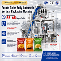 Machine d'emballage verticale automatique multifonctionnelle VFFS pour chips de pommes de terre