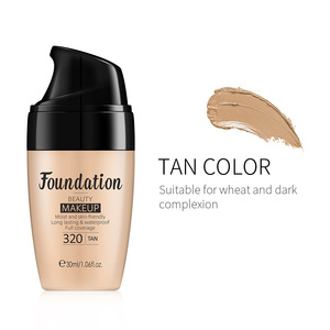 30ml Liquid Foundation 3-color Natural Concealer Nude Makeup Foundation Make-up Manufacturer <strong>Source</strong>
