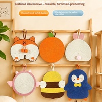 Grattoir à chat mural en sisal créatif et résistant à l'usure, protection de canapé, accessoires pour animaux de compagnie