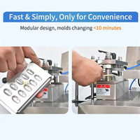 Machine d'emballage sous blister multifonction pour bonbons Machine d'emballage sous blister liquide Machine d'emballage sous blister d'huile d'olive 10 ml