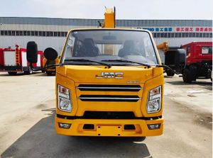 <span class=keywords><strong>JMC</strong></span> Cabina con litera 3Ton 4Ton Hidráulico de pluma recta Mini grúa montada en camión con función de descarga para la venta - Product Image 3