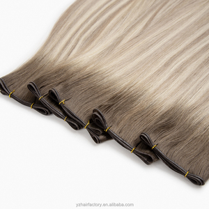 Extensiones de Cabello Humano 100% Natural Seamless Genius Weft, Doble Trama, Sin Cabello Corto, Para Estilistas, Cutícula Alineada, Cabello Virgen - Product Image 3