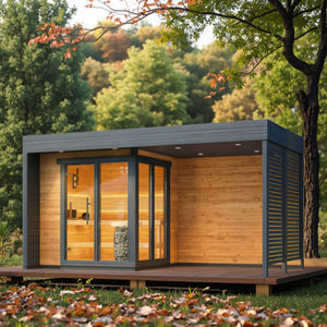 فيلا خشبية مكربنة مخصصة للفناء الخلفي في الهواء الطلق صالة شرفة مجموعة من 1-10 أشخاص مع البرد/، - Product Image 3