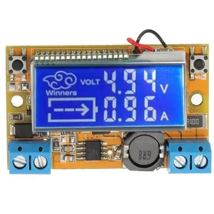 Dual Display DC-DC 5-23V To 0-16.5V 3A Max Step Down Power Supply Buck Converter Adjustable LCD Step-down Voltage Regulator