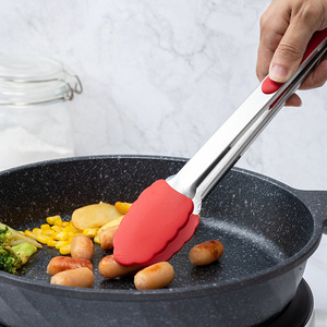 Stainless Steel Food Clips With Silicone Non Slip Head For Kitchen And Restaurant Use - Product Image 1