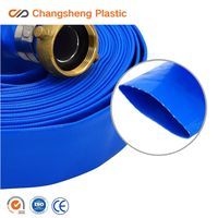 Tuyau d'arrosage plat flexible en PVC tressé haute pression grand diamètre 10 pouces anti-UV durable pour l'irrigation des fermes et jardins – Vente en gros