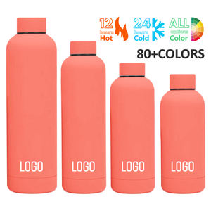 Thermos sport en acier inoxydable à double paroi isolé sous vide de 17 oz, isolation thermique de 6 à 12 heures, design portable pour la salle de sport - Product Image 2