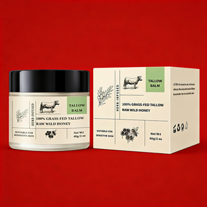 Bálsamo de Sebo de Res 100% Natural, de Abejas Silvestres, para Rostro y Cuerpo, Hidratación Profunda, Reparación, Alivio del Enrojecimiento - Product Image 6
