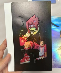 Đầy màu sắc 3D nhấp nháy điện thoại trở lại phim laser sáng bóng Hydrogel PVC bảo vệ màn hình máy cắt di động trở lại da <span class=keywords><strong>shicker</strong></span> - Product Image 4