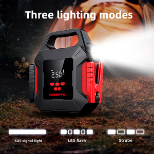 Tự Động Nhảy Khởi Động Với Inflator Di Động Nhảy Cáp Pin Tăng Cường Cho SUV 12V Xe Khởi Động <span class=keywords><strong>USB</strong></span> Sạc - Product Image 5