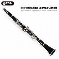 Wholesale ABS Clarinet Bb Flat 17 Keys Beginner Clarinet Kit with Reeds Case Mouthpiece Student Woodwind Instrument