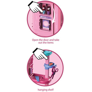 Juego de Cosméticos de Juguete 3 en 1, 38 Piezas, Juego de Imitación de Belleza, Mesa de Maquillaje para Niñas - Product Image 4