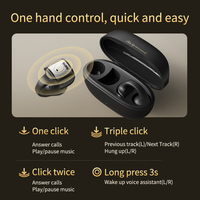 Sibyl B3 Clip de oreja en TWS auricular sonido estéreo Real HIFI auriculares inalámbricos TWS envolvente estéreo bajo deportes auriculares con micrófono
