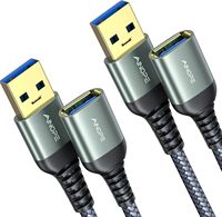LISEN Yüksek Hızlı USB 3.0 Uzatma Kablosu 5Gbps Veri Uzatıcı Kablosu Erkek - Dişi Flash Bellek, Sabit Disk, Yazıcı için