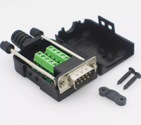 Connecteur de Port série DB9 connecteur sans soudure DB9 prise adaptateur 9 broches Terminal connecteur RS232 485 connecteur mâle femelle