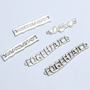 ป้ายโลโก้โลหะคุณภาพสูง ป้ายตกแต่งสำหรับหมวก รองเท้า กระเป๋า เสื้อผ้า ป้ายชื่อโลหะสั่งทำ - Product Image 2