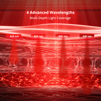 Lit de luminothérapie rouge à corps entier OEM ODM, chambre de photothérapie LED multi-longueurs d'onde pour équipement de bien-être